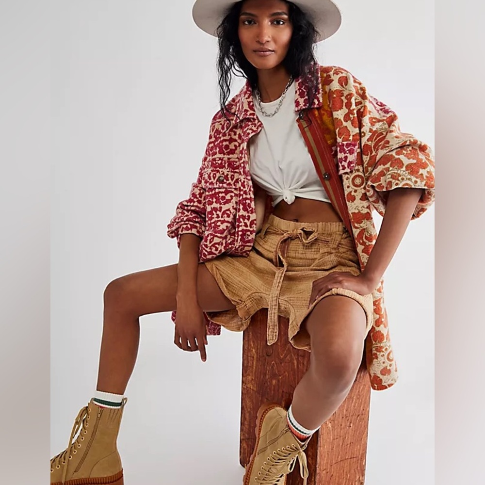 Free People Ruby Printed Shacket - image 1